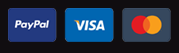 Payments by PayPal Visa and Mastercard