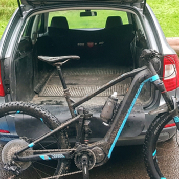Boot Buddy ProMax Extention Liner With Bike In Skoda